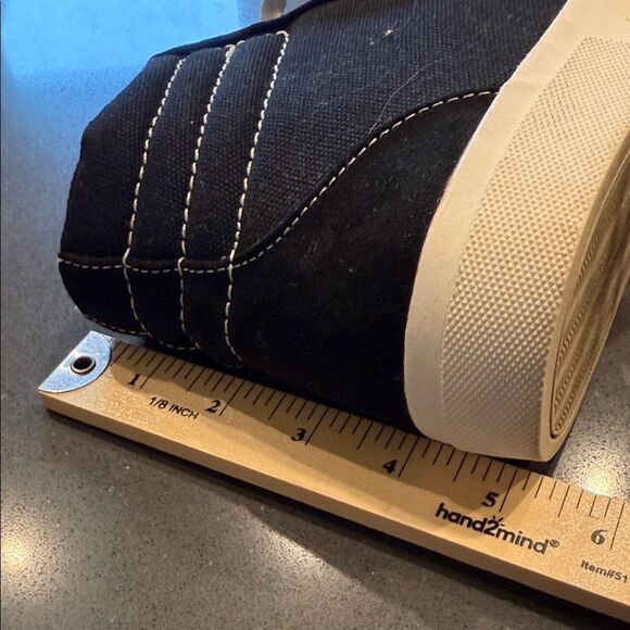 Sun + Stone Black and White high top sneakers women’s sz 8.5 - Picture 8 of 10